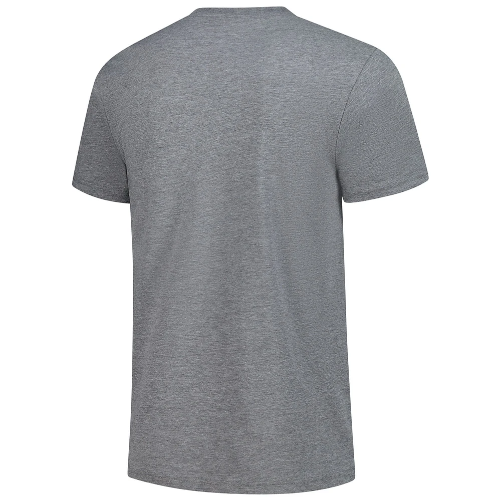 Unisex Charlie Hustle  Heather Gray Baylor Bears Bear Country Tri-Blend T-Shirt