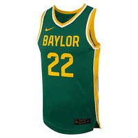 Maillot de basket-ball unisexe Nike #24, réplique l'équipe des Baylor Bears, vert