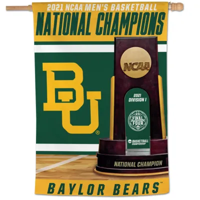 Baylor Bears WinCraft 2021 NCAA Men's Basketball National Champions 28'' x 40'' Single-Sided Vertical Banner