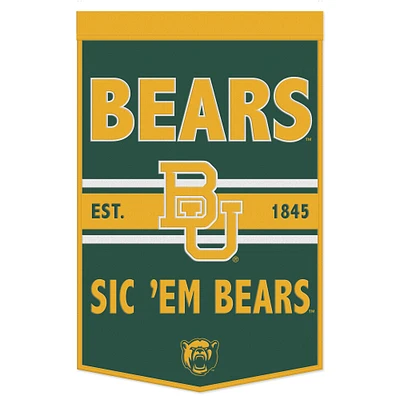 WinCraft Baylor Bears Bannière à slogan 24" x 38"