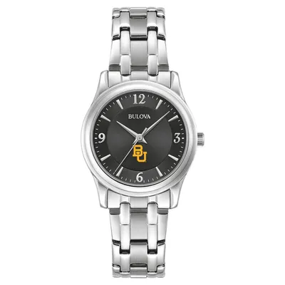 Baylor Bears Bulova Women's Corporate Collection Stainless Steel Watch - Black