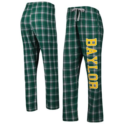 Women's Green/Gray Baylor Bears Haley Flannel Sleep Pants