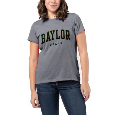 Baylor Bears League Collegiate Wear Women's Intramural Classic T-Shirt - Heather Gray