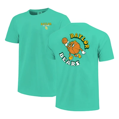 T-shirt de basket-ball vert Baylor Bears Comfort Colors pour jeunes