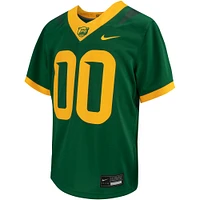 Maillot de jeu réplique intouchable Nike #0 vert des Baylor Bears pour jeunes