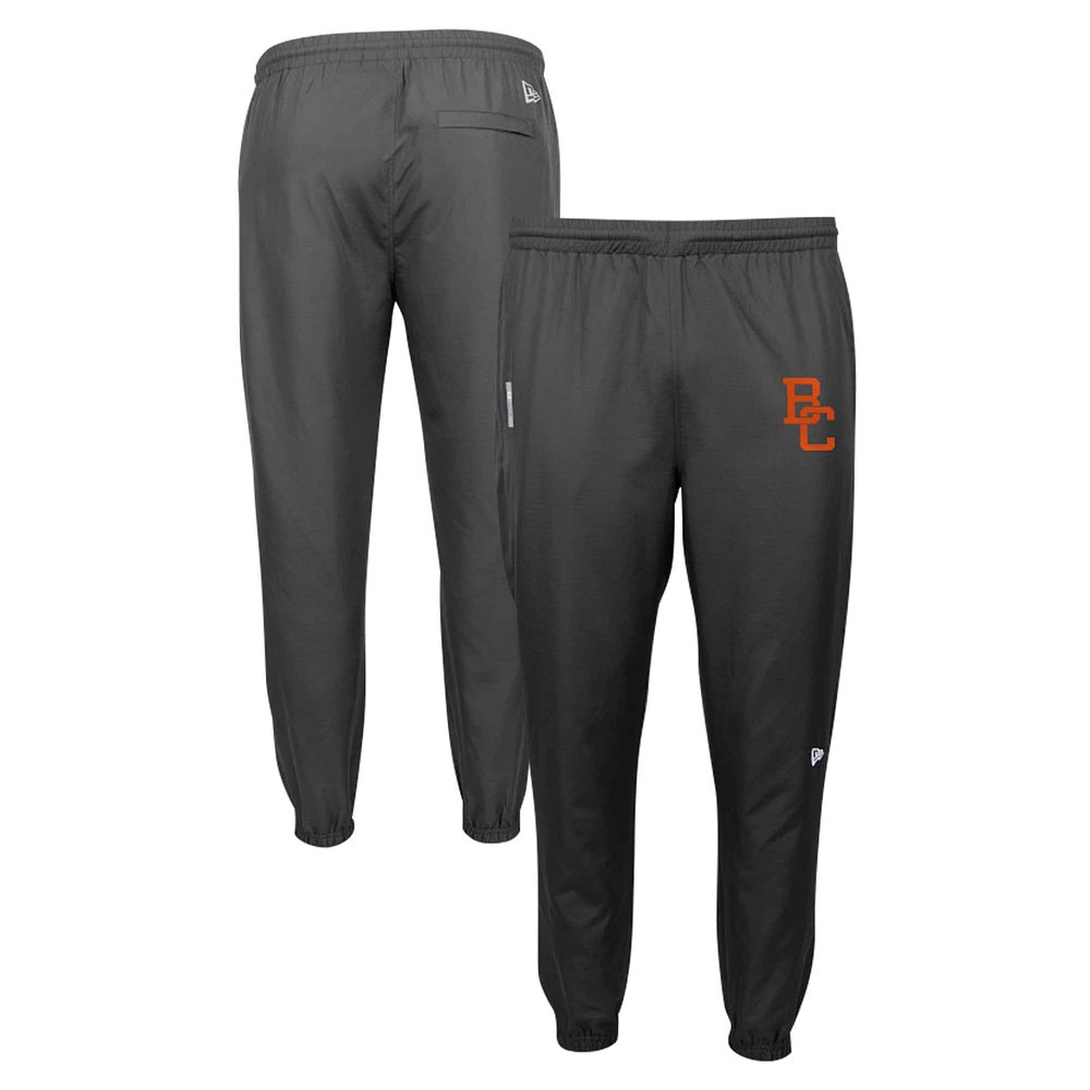 Men's New Era Black BC Lions Friction Woven Ripstop Pants