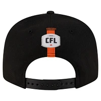 Men's New Era Black BC Lions Sideline 9FIFTY Snapback Hat