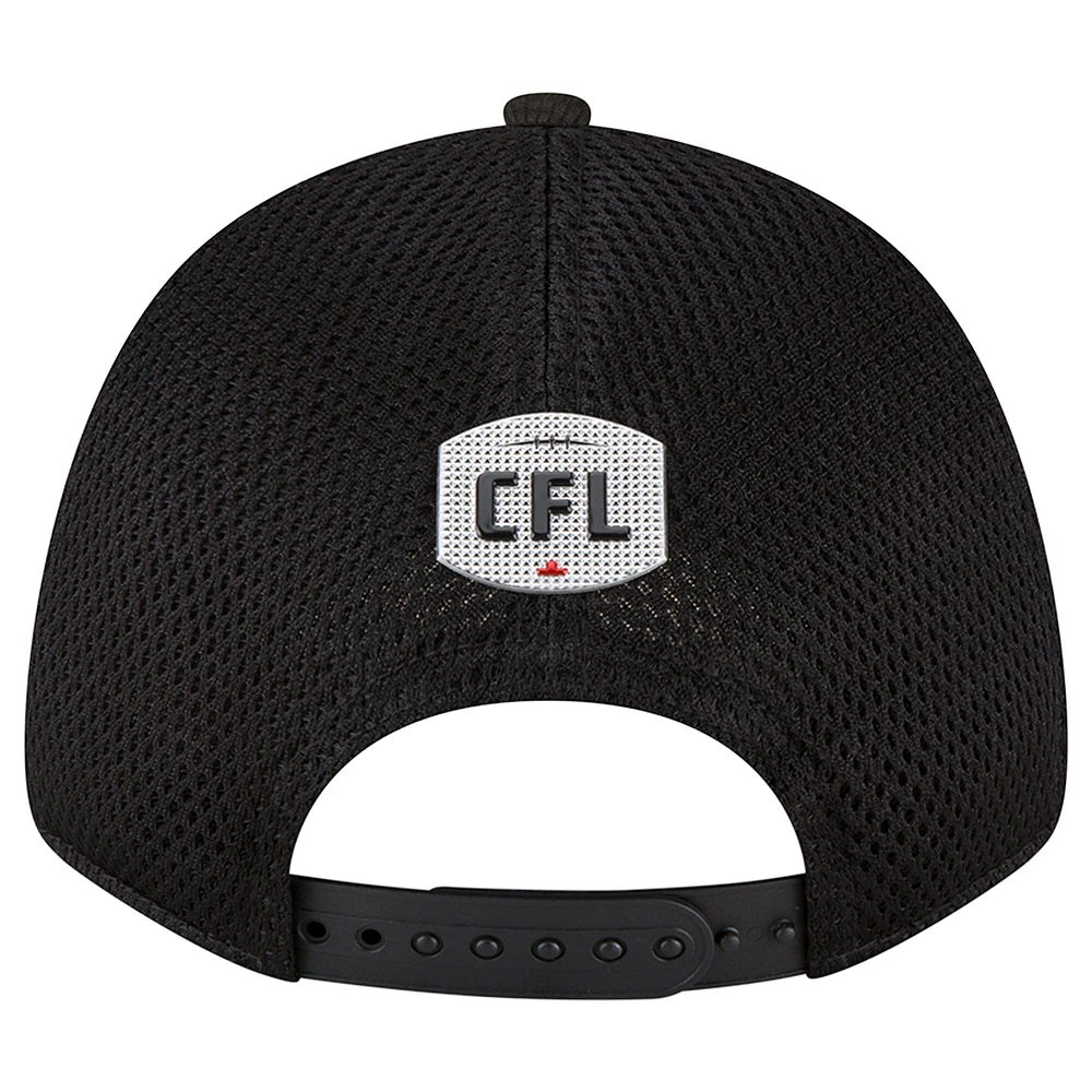 Casquette réglable 9FORTY BC Lions Sideline New Era pour homme, noire