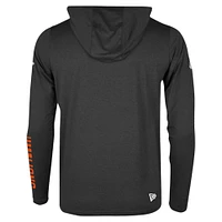 Men's New Era Black BC Lions Sideline Corral Long Sleeve Hoodie T-Shirt