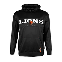 Sweat à capuche noir New Era BC Lions Sideline Performance pour homme
