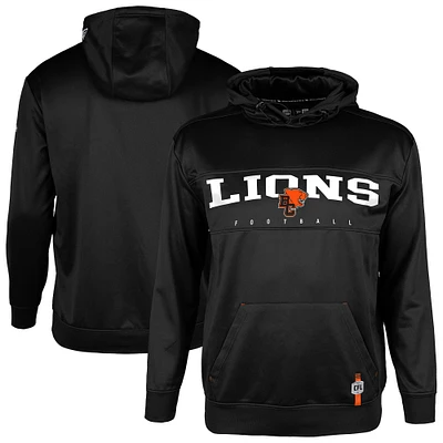 Sweat à capuche noir New Era BC Lions Sideline Performance pour homme