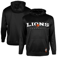 Sweat à capuche noir New Era BC Lions Sideline Performance pour homme