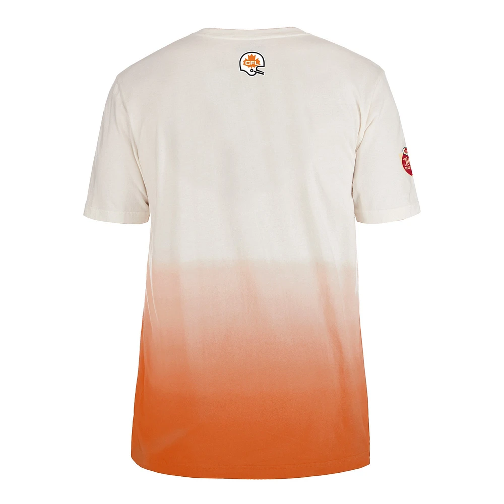 Men's New Era Orange/Cream BC Lions Turf Traditions T-Shirt