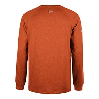 T-shirt à manches longues pour homme 5th & Ocean by New Era Orange BC Lions Sideline Thrive Performance