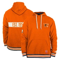 Men's New Era Orange BC Lions Turf Traditions Pullover Hoodie