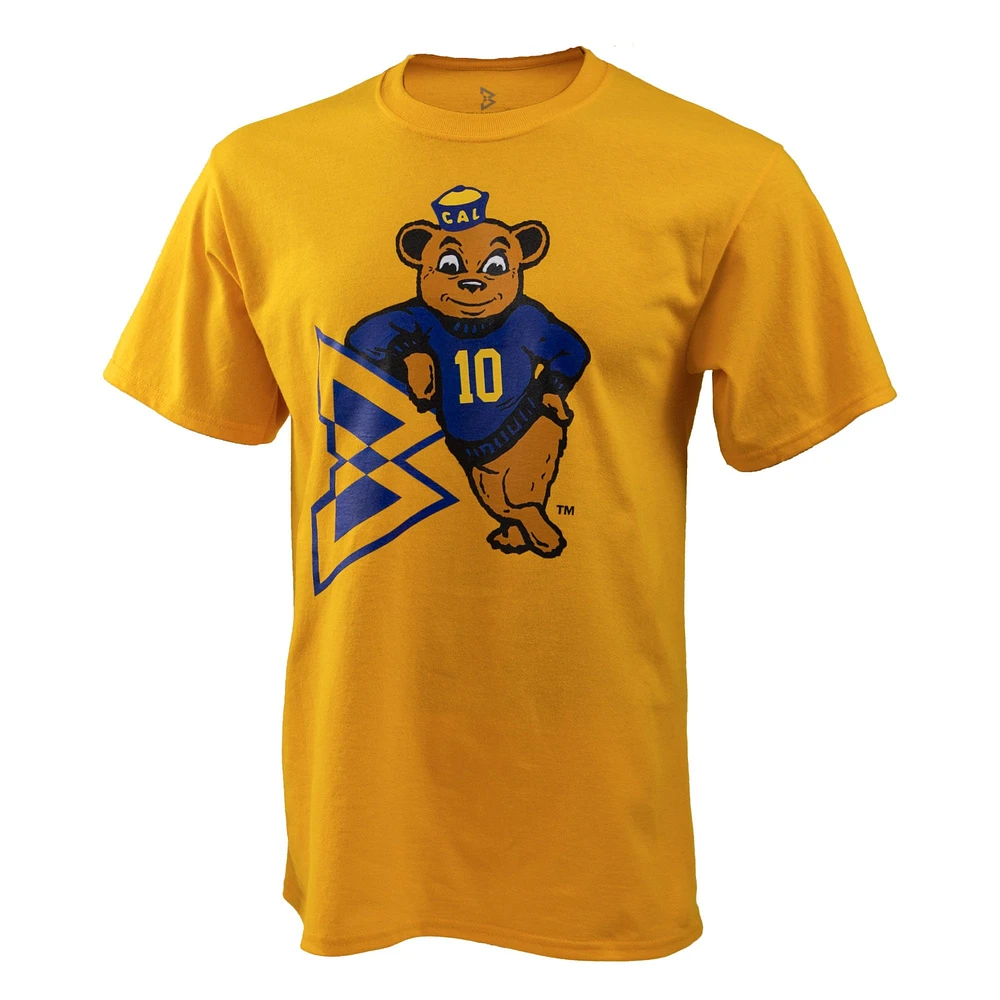 Men's Beast Mode Gold Cal Bears Co-Branded Logo T-Shirt