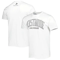 Men's White Beast Mode Logo Collegiate T-Shirt