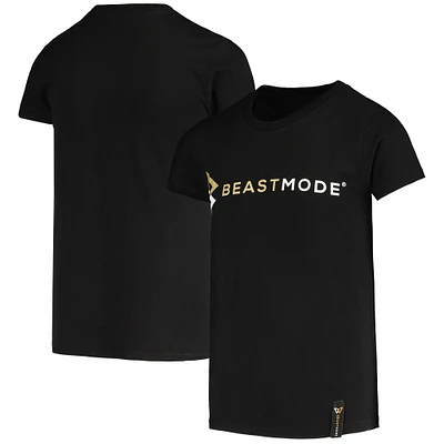 Youth Beast Mode Black Basic Logo T-Shirt