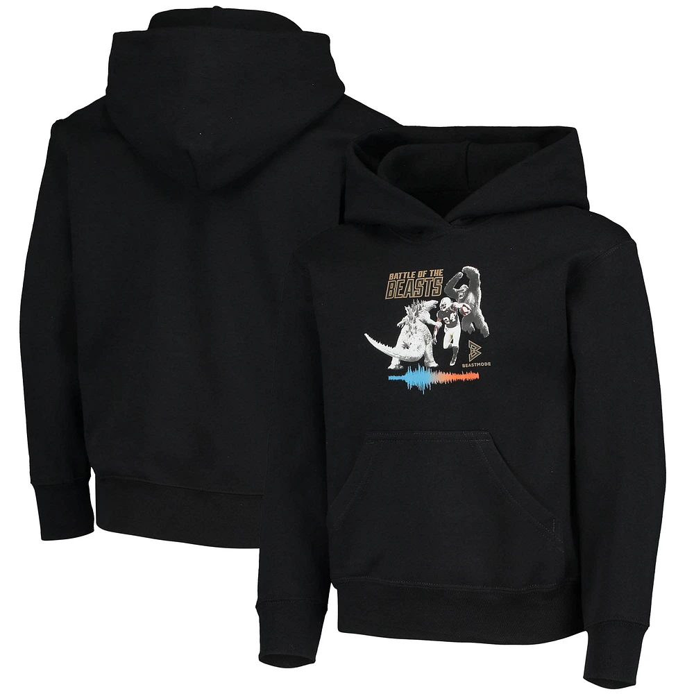 Sweat à capuche Black Beast Mode Battle of the Beasts pour jeunes