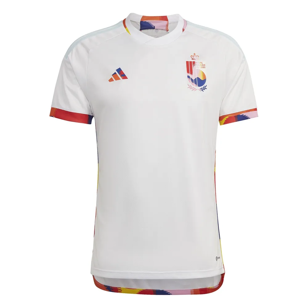 Maillot adidas Belgique National Team 2022/23 Extérieur Replica pour Homme Blanc