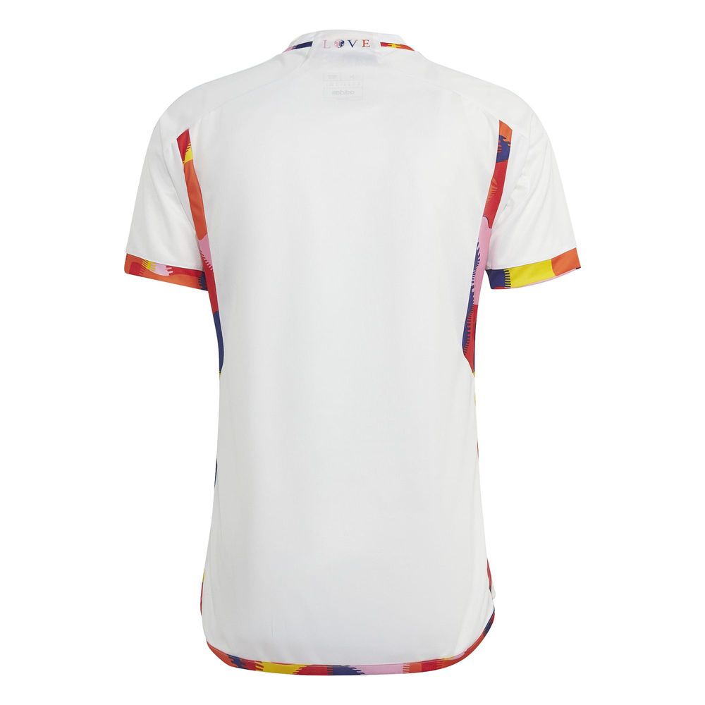 Men's adidas White Belgium National Team 2022/23 Away Replica Jersey