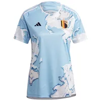 Maillot Femme adidas Belgique National Team 2023 Extérieur Replica Blanc