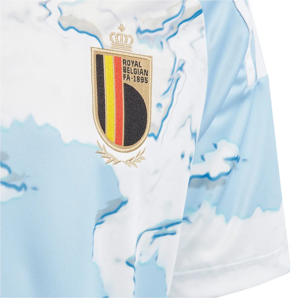 Maillot Femme adidas Belgique National Team 2023 Extérieur Replica Blanc