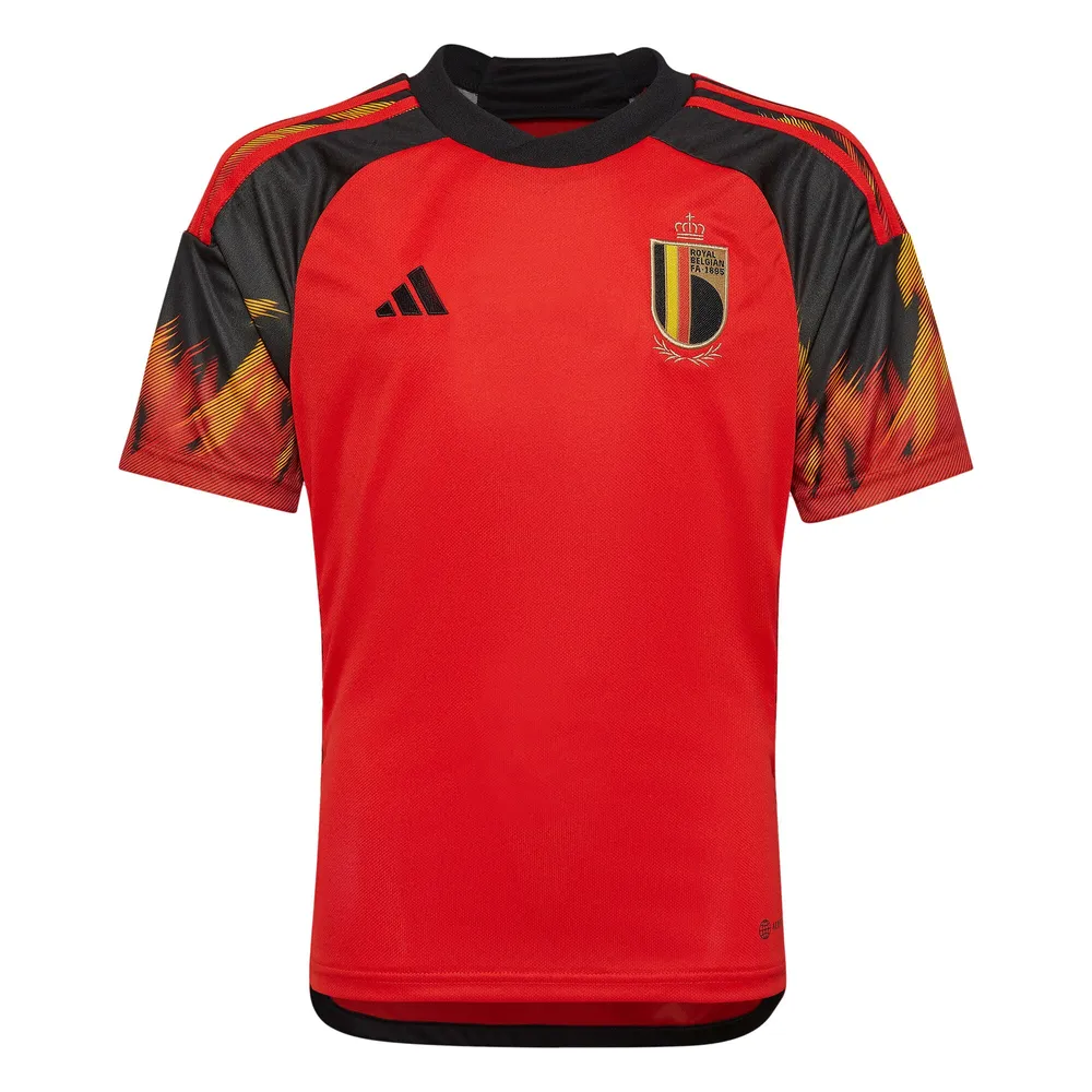 Maillot adidas Belgique National Team 2022/23 Domicile Réplique Enfant Rouge