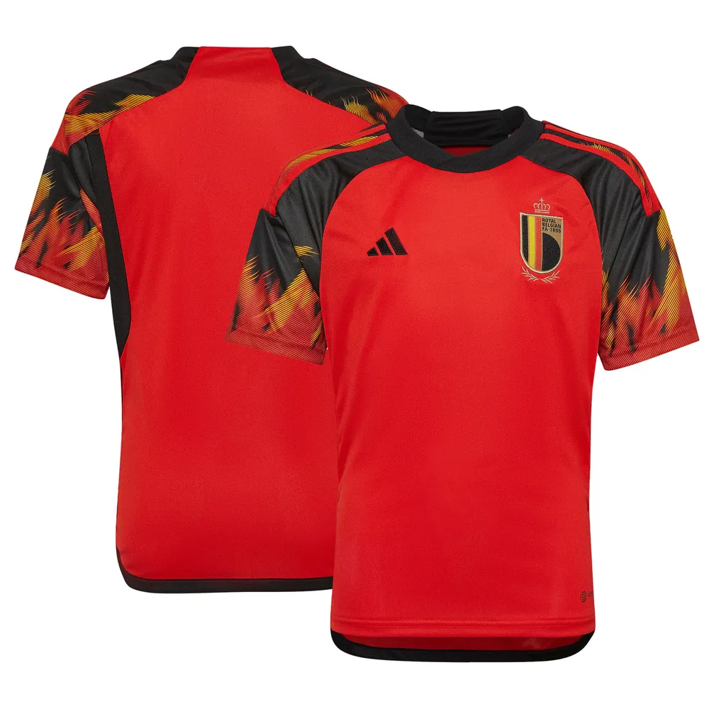 Maillot adidas Belgique National Team 2022/23 Domicile Réplique Enfant Rouge