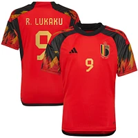 Maillot adidas Romelu Lukaku Rouge Belgique Equipe Nationale 2022/23 Domicile Replica