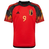 Maillot adidas Romelu Lukaku Rouge Belgique Equipe Nationale 2022/23 Domicile Replica