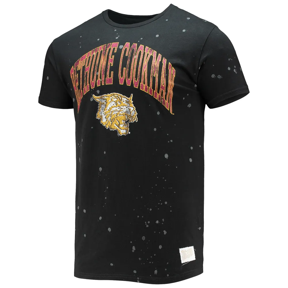 T-shirt noir original de Marques Rétro Bethune-Cookman Wildcats pour hommes