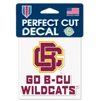 WinCraft Bethune-Cookman Wildcats 4'' x 4'' Slogan Perfect Cut Decal