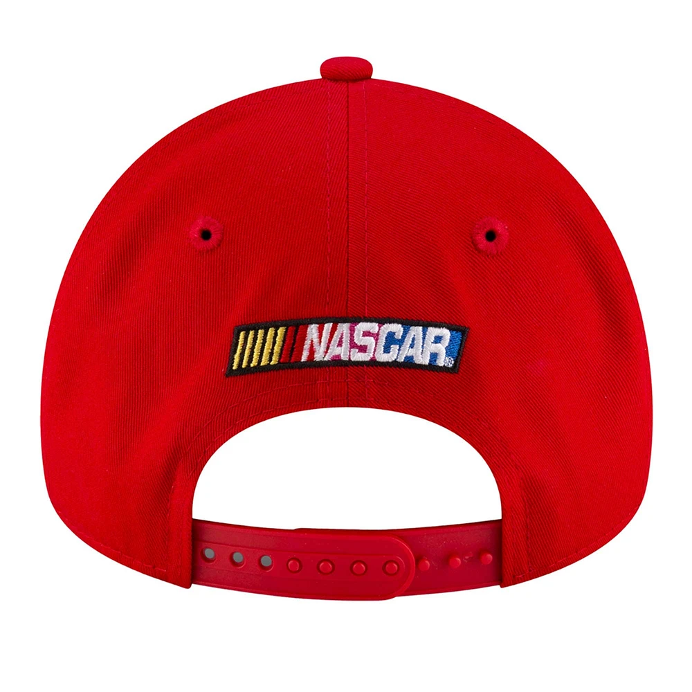 Men's New Era Red Bill Elliott 9FORTY Rope Adjustable Hat