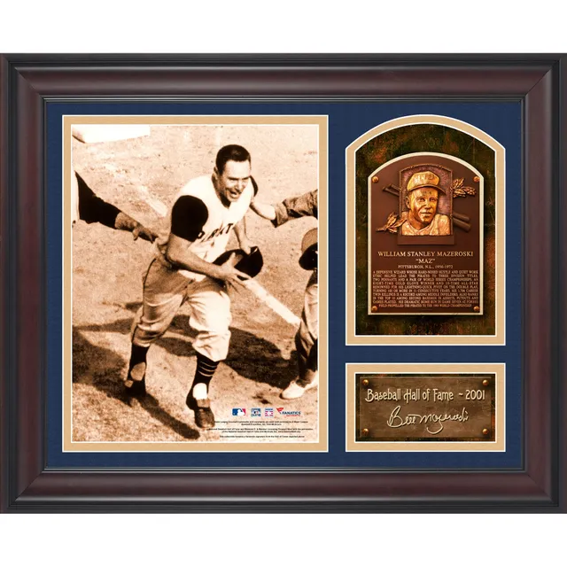 Pittsburgh Pirates Bill Mazeroski Fanatics Authentic 12 x 15 Hall of Fame  Career Profile Sublimated Plaque