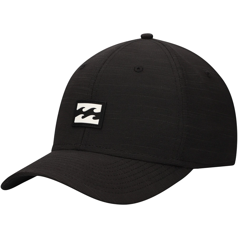 Casquette Billabong Crossfire Performance Flex noire pour hommes