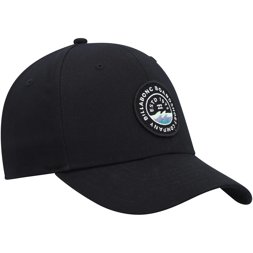 Casquette Snapback à parois noires Billabong pour hommes