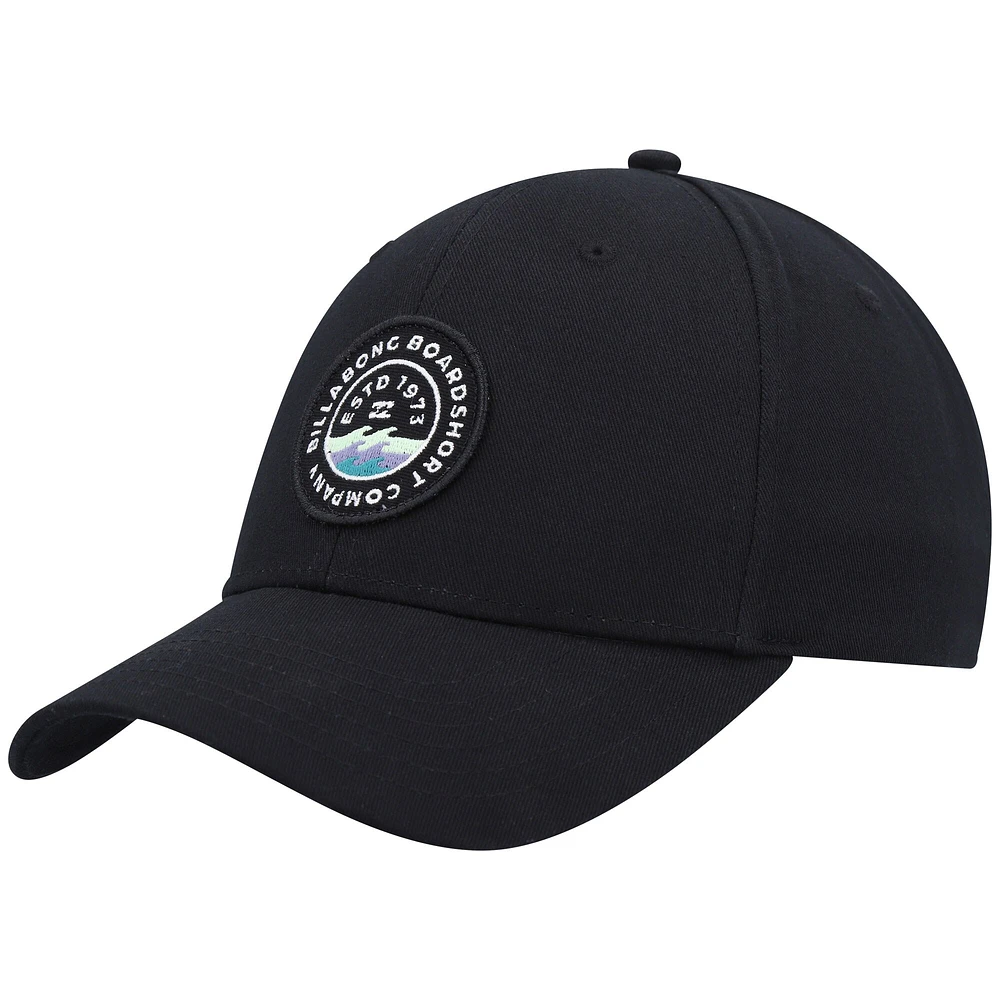 Men's Billabong Black Walled Snapback Hat