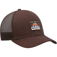 Men's Billabong Brown Walled Trucker Adjustable Snapback Hat