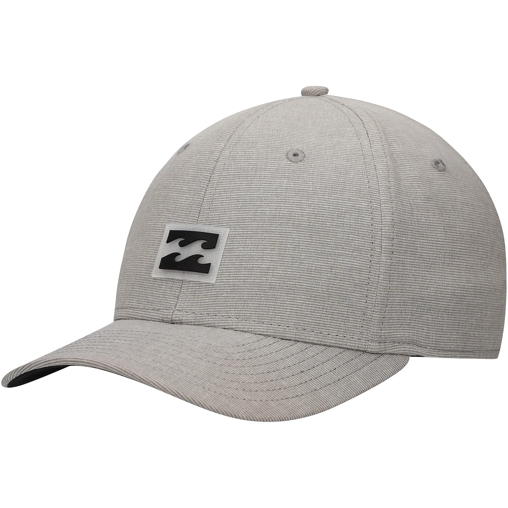 Casquette Billabong Crossfire Performance Flex grise pour hommes