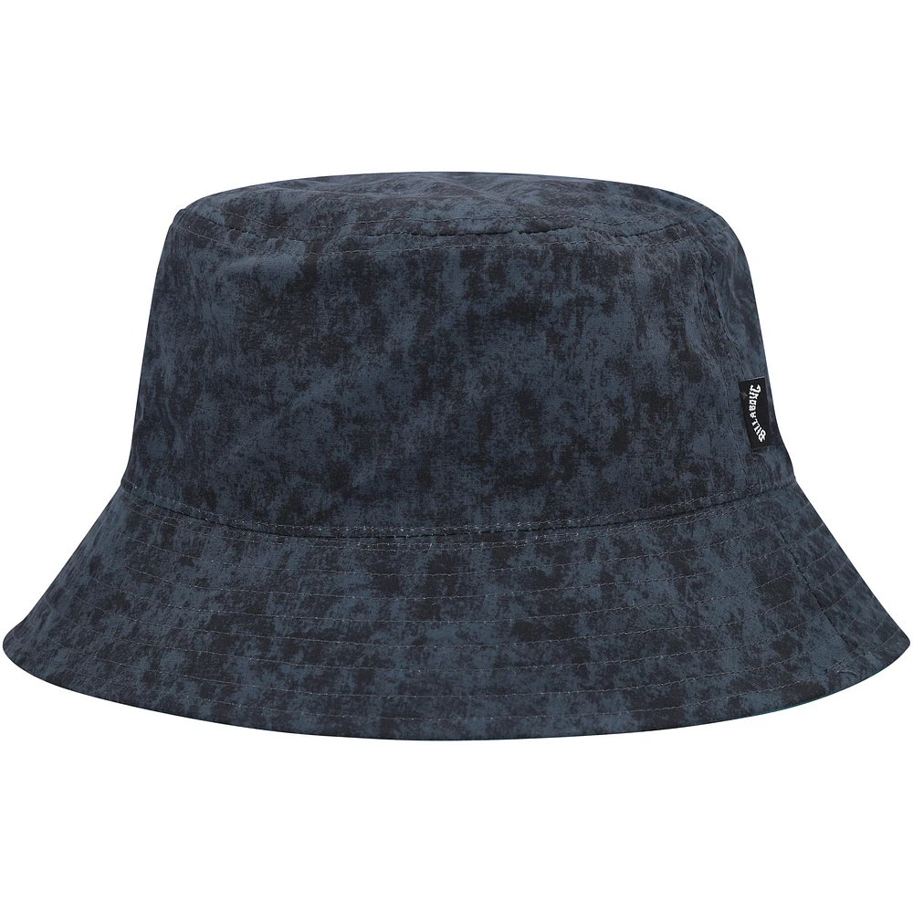 Chapeau bob réversible Billabong vert/marine Riot pour hommes