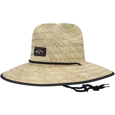 Chapeau de sauveteur en paille imprimé Billabong Natural Stealth Tides pour hommes