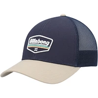 Casquette Snapback réglable Billabong Navy Walled Trucker pour hommes