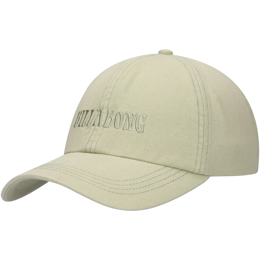 Chapeau réglable Billabong Light Green Dad Cap pour femme