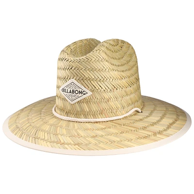 Women's Billabong Natural Tipton Straw Lifeguard Gambler Hat