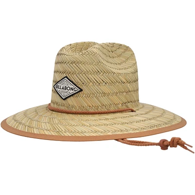 Chapeau de sauveteur en paille Billabong Natural Tipton pour femme