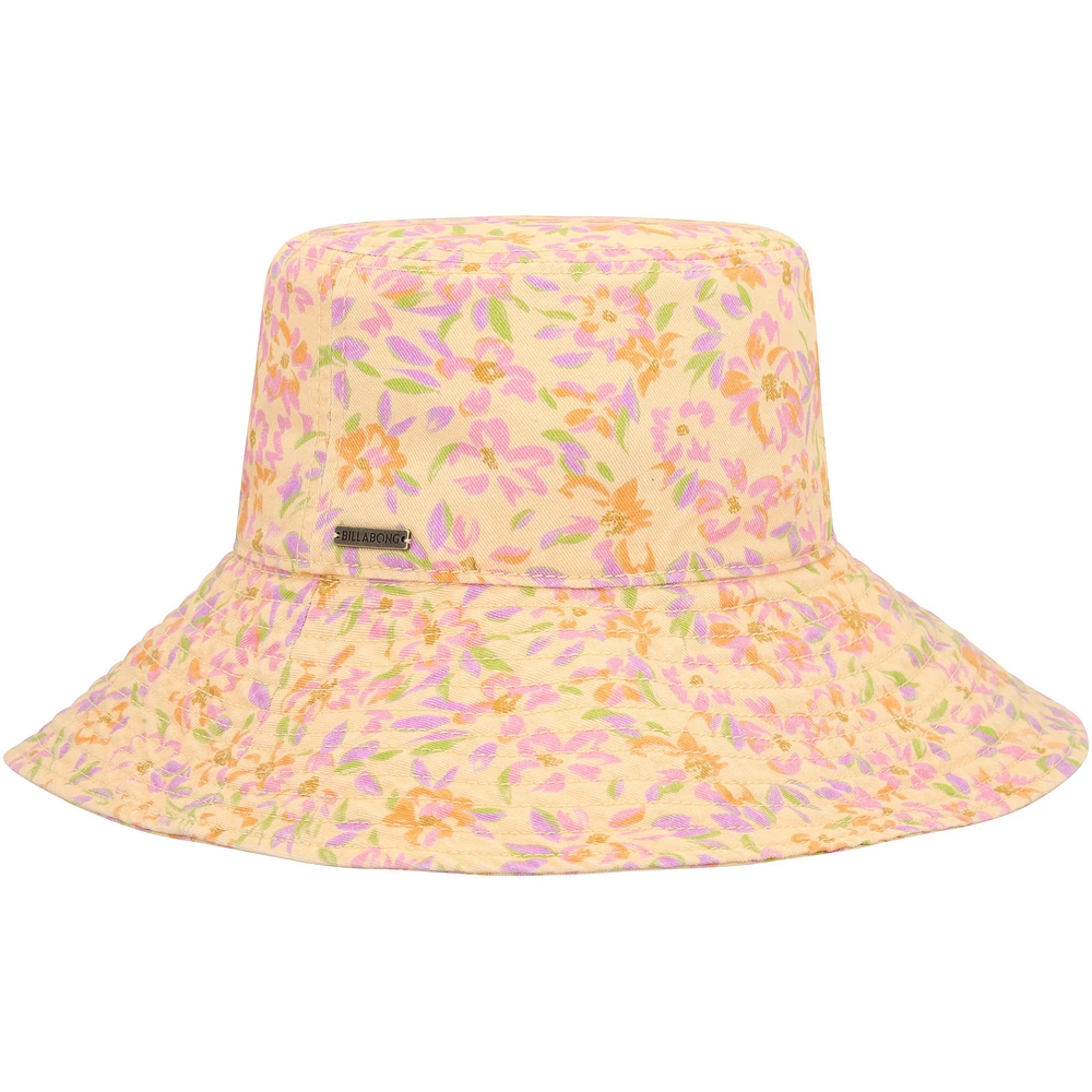 Women's Billabong Orange Time to Shine II Bucket Hat