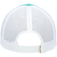 Women's Billabong Teal/White Across Waves Trucker Snapback Hat