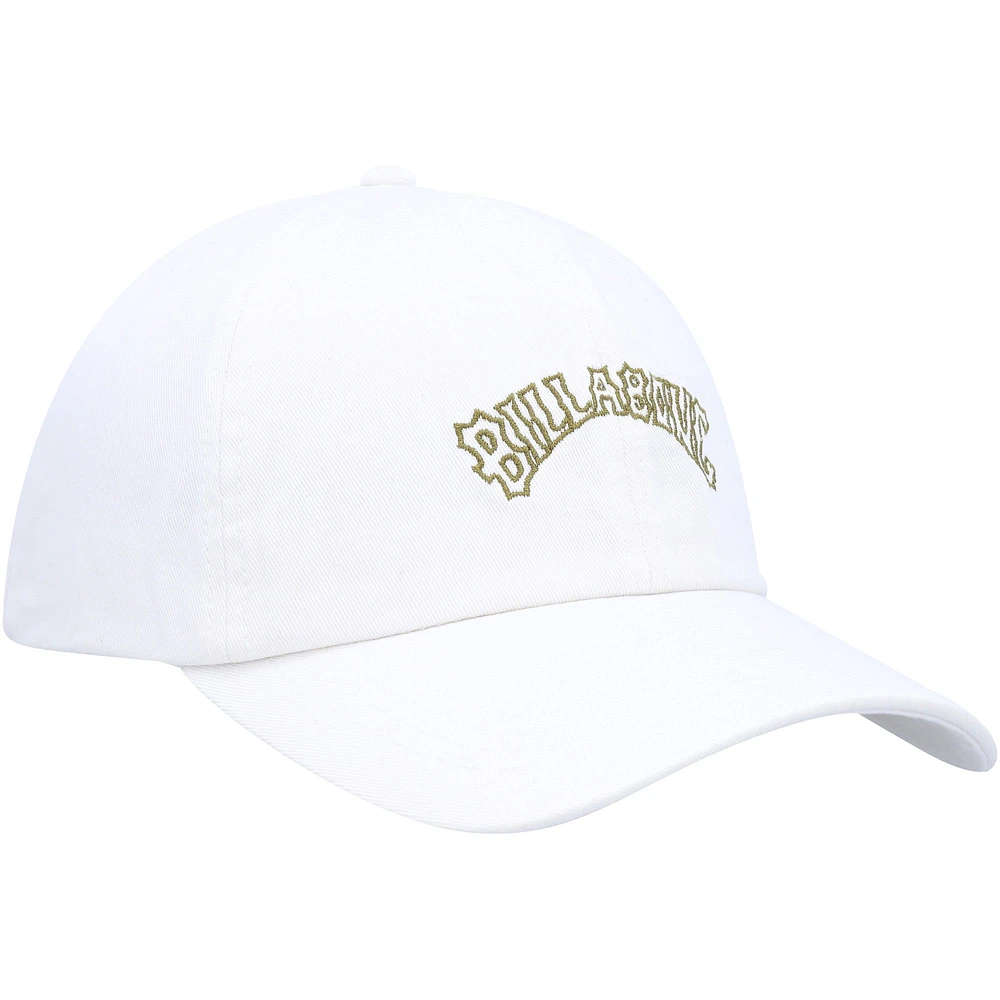 Women's Billabong  White Dad Cap Adjustable Hat