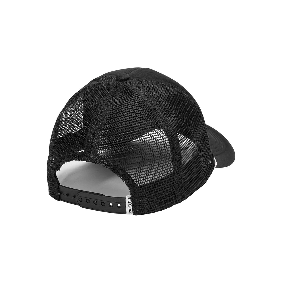 Women's  Black Billabong Across Waves Adjustable Hat